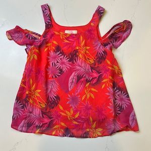 Gianni Bini Girls Chiffon Cold Shoulder Blouse